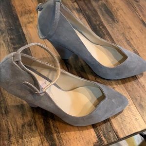 Aldo Grey suede heels